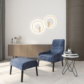 DK5035-SG Бра ROUND со светодиодом, IP20, 24W, 3000/4000/6500K, матовое золото, алюминий в Магнитогорске - magnitogorsk.ok-mebel.com | фото 7