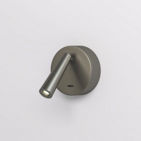 DK5072-DN Бра SHINE WALL со светодиодом, D104*H68, IP20, 3000К, 3W, RA?90, темный никель, алюминий в Магнитогорске - magnitogorsk.ok-mebel.com | фото