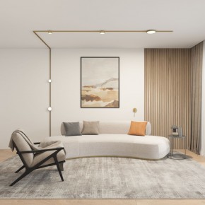 DK5072-SB Бра SHINE WALL со светодиодом, D104*H68, IP20, 3000К, 3W, RA?90, сатинированная латунь, алюминий в Магнитогорске - magnitogorsk.ok-mebel.com | фото 5