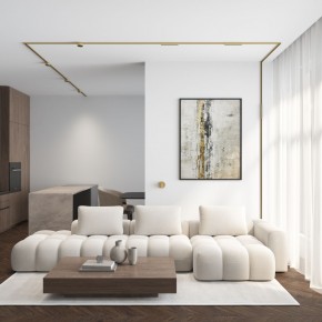 DK5072-SB Бра SHINE WALL со светодиодом, D104*H68, IP20, 3000К, 3W, RA?90, сатинированная латунь, алюминий в Магнитогорске - magnitogorsk.ok-mebel.com | фото 6