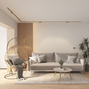 DK5072-SB Бра SHINE WALL со светодиодом, D104*H68, IP20, 3000К, 3W, RA?90, сатинированная латунь, алюминий в Магнитогорске - magnitogorsk.ok-mebel.com | фото 8