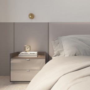 DK5072-SB Бра SHINE WALL со светодиодом, D104*H68, IP20, 3000К, 3W, RA?90, сатинированная латунь, алюминий в Магнитогорске - magnitogorsk.ok-mebel.com | фото 9