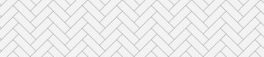Фартук Метро керамик (белая) CPL пластик МДФ 6 мм в Магнитогорске - magnitogorsk.ok-mebel.com | фото