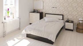 Фиеста Кровать 1200, цвет венге/дуб лоредо, ШхГхВ 123,5х203,5х80 см., сп.м. 1200х2000 мм., без матраса, основание есть в Магнитогорске - magnitogorsk.ok-mebel.com | фото 5