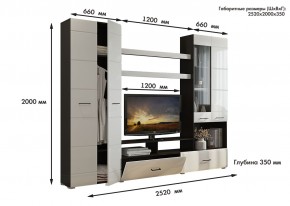 Гостиная Альфа МДФ (Венге/Белый глянец) в Магнитогорске - magnitogorsk.ok-mebel.com | фото 3