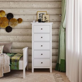 Комод 05 Кантри белый с пятью ящиками в Магнитогорске - magnitogorsk.ok-mebel.com | фото 4