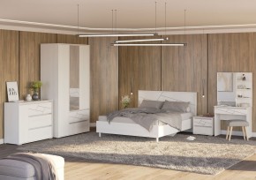 АДЕЛИНА Комод с 1дв и 3-мя ящ (белый рамух) в Магнитогорске - magnitogorsk.ok-mebel.com | фото 3