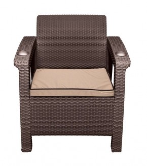 Комплект уличной мебели Yalta Premium Terrace Set (Ялта) шоколадый (+подушки под спину) в Магнитогорске - magnitogorsk.ok-mebel.com | фото 7