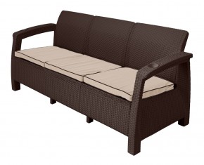 Комплект уличной мебели Yalta Terrace Triple Set (Ялта) шоколадный в Магнитогорске - magnitogorsk.ok-mebel.com | фото 2
