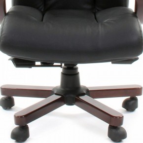 Кресло для руководителя Chairman 421 черный/орех темный, черный в Магнитогорске - magnitogorsk.ok-mebel.com | фото 4