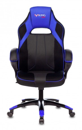 Кресло игровое Бюрократ VIKING 2 AERO BLUE черный/синий в Магнитогорске - magnitogorsk.ok-mebel.com | фото 2