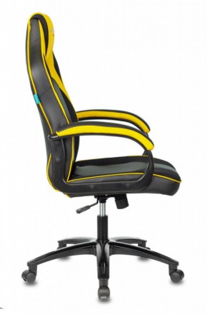 Кресло игровое Бюрократ VIKING 2 AERO YELLOW черный/желтый в Магнитогорске - magnitogorsk.ok-mebel.com | фото 3