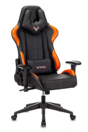 Кресло игровое Бюрократ VIKING 5 AERO ORANGE черный/оранжевый в Магнитогорске - magnitogorsk.ok-mebel.com | фото