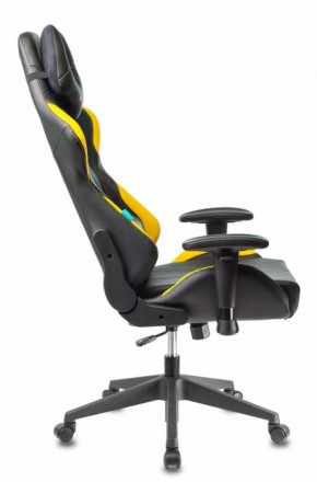 Кресло игровое Бюрократ VIKING 5 AERO YELLOW черный/желтый в Магнитогорске - magnitogorsk.ok-mebel.com | фото 2