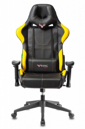 Кресло игровое Бюрократ VIKING 5 AERO YELLOW черный/желтый в Магнитогорске - magnitogorsk.ok-mebel.com | фото 3