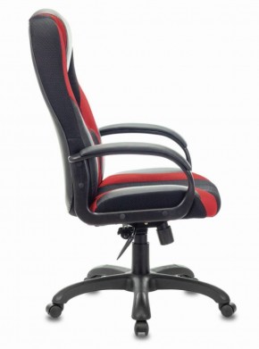 Кресло компьютерное BRABIX PREMIUM "Rapid GM-102" (экокожа/ткань, черное/красное) 532107 в Магнитогорске - magnitogorsk.ok-mebel.com | фото 3