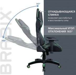 Кресло компьютерное BRABIX "GT Carbon GM-120" (черное/зеленое) 531929 в Магнитогорске - magnitogorsk.ok-mebel.com | фото 2