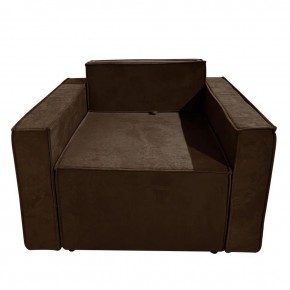 Кресло-кровать Принц КК1-ВК (велюр коричневый) в Магнитогорске - magnitogorsk.ok-mebel.com | фото
