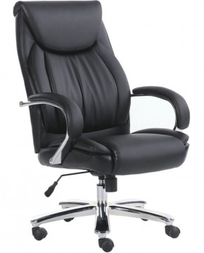 Кресло офисное BRABIX PREMIUM "Advance EX-575" (хром, экокожа, черное) 531825 в Магнитогорске - magnitogorsk.ok-mebel.com | фото