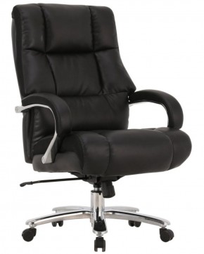 Кресло офисное BRABIX PREMIUM "Bomer HD-007" (рециклированная кожа, хром, черное) 531939 в Магнитогорске - magnitogorsk.ok-mebel.com | фото 1