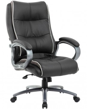 Кресло офисное BRABIX PREMIUM "Strong HD-009" (экокожа черная, ткань серая) 531945 в Магнитогорске - magnitogorsk.ok-mebel.com | фото 1