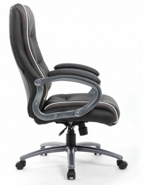 Кресло офисное BRABIX PREMIUM "Strong HD-009" (экокожа черная, ткань серая) 531945 в Магнитогорске - magnitogorsk.ok-mebel.com | фото 3