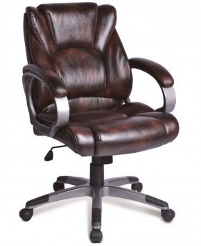 Кресло офисное BRABIX "Eldorado EX-504" (коричневое) 530875 в Магнитогорске - magnitogorsk.ok-mebel.com | фото