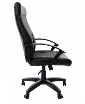 Кресло офисное BRABIX "Trust EX-535" (экокожа/черная/ткань серая) 531383 в Магнитогорске - magnitogorsk.ok-mebel.com | фото 4