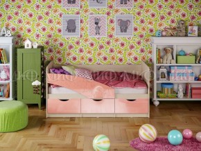 Кровать Бабочки (Розовый металлик) 1600 в Магнитогорске - magnitogorsk.ok-mebel.com | фото