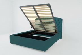Кровать Берлин с ПМ 2000 (велюр бирюзовый) в Магнитогорске - magnitogorsk.ok-mebel.com | фото
