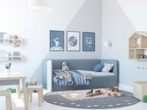 Кровать-диван Leonardo 160*70 (Голубой) + боковина в Магнитогорске - magnitogorsk.ok-mebel.com | фото 5