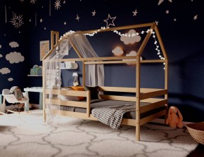 Кровать-домик 80*190 без покраски в Магнитогорске - magnitogorsk.ok-mebel.com | фото 3