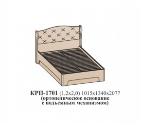 Кровать ЭЙМИ с подъемным механизмом КРП-1701 (1200х2000) Венге/патина серебро в Магнитогорске - magnitogorsk.ok-mebel.com | фото