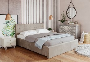 Кровать Изабелла с латами Newtone light beige 1600x2000 в Магнитогорске - magnitogorsk.ok-mebel.com | фото 2