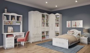 KI-KI КРД900.1 Кровать 900 (белый/белое дерево) в Магнитогорске - magnitogorsk.ok-mebel.com | фото 2