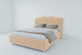 Кровать Нягань с ПМ 2000 (экокожа бежевая) в Магнитогорске - magnitogorsk.ok-mebel.com | фото 2