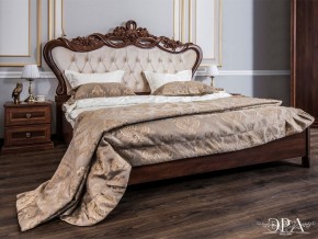 Кровать с мягким изголовьем Афина 1600 (караваджо) в Магнитогорске - magnitogorsk.ok-mebel.com | фото