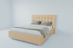 Кровать Венеция с ПМ 1600 (экокожа бежевая) в Магнитогорске - magnitogorsk.ok-mebel.com | фото 2