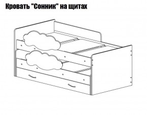 Кровать выкатная Соник (800*1900) в Магнитогорске - magnitogorsk.ok-mebel.com | фото 2