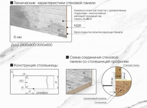 Кухонный фартук со столешницей (А-01) в едином стиле (3050 мм) в Магнитогорске - magnitogorsk.ok-mebel.com | фото 7