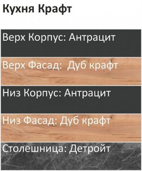 Кухонный гарнитур Крафт 2200 (Стол. 38мм) в Магнитогорске - magnitogorsk.ok-mebel.com | фото 3