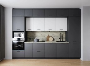 Кухонный гарнитур Меренга 3400 (Стол. 26мм) в Магнитогорске - magnitogorsk.ok-mebel.com | фото