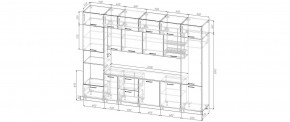 Кухонный гарнитур Санторини 3400 (Стол. 26мм) в Магнитогорске - magnitogorsk.ok-mebel.com | фото 2