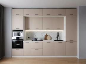 Кухонный гарнитур Шампань 3400 (Стол. 38мм) в Магнитогорске - magnitogorsk.ok-mebel.com | фото