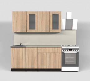 Кухня Симона Демо 1700 (Венга/Дуб Сонома) в Магнитогорске - magnitogorsk.ok-mebel.com | фото 7