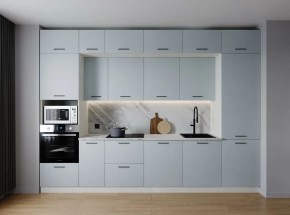 Кухонный гарнитур Смоки 3400 (Стол. 38мм) в Магнитогорске - magnitogorsk.ok-mebel.com | фото