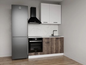 Кухонный гарнитур Старое Дерево 1600 h950 (Стол. 38мм) в Магнитогорске - magnitogorsk.ok-mebel.com | фото