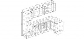 Кухонный гарнитур Умбра 3200*1400 (Стол. 38мм) в Магнитогорске - magnitogorsk.ok-mebel.com | фото 2