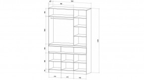 ЛЕНОРА Спальный гарнитур (модульный) кашемир в Магнитогорске - magnitogorsk.ok-mebel.com | фото 9