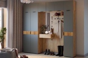 МЕБЕЛЬСОН К12 Прихожая (графит) в Магнитогорске - magnitogorsk.ok-mebel.com | фото
